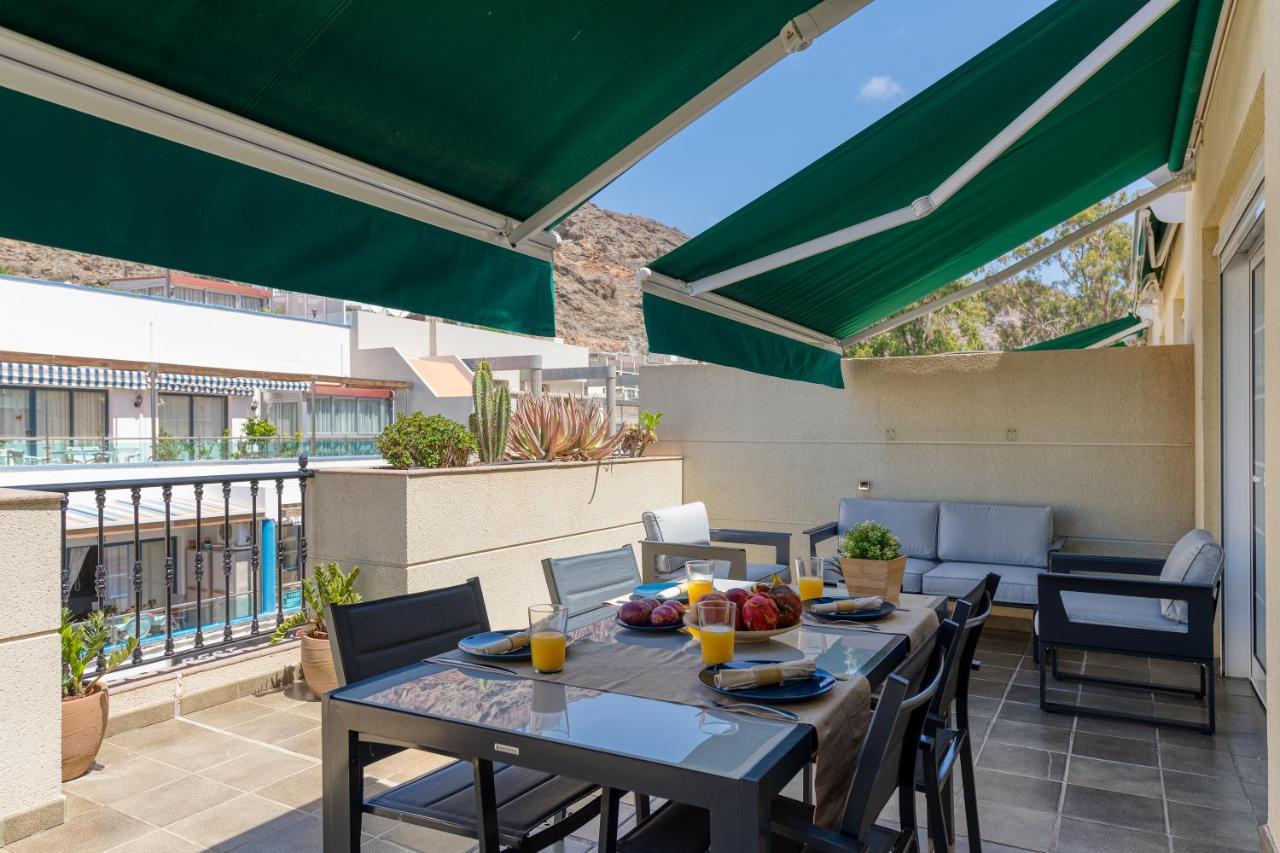 Amarre Moon Appartement Puerto De Mogan Buitenkant foto